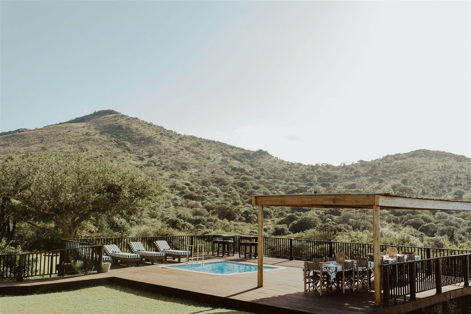 Pool, Game Lodge, View, Zululand, Duiker Game Lodge