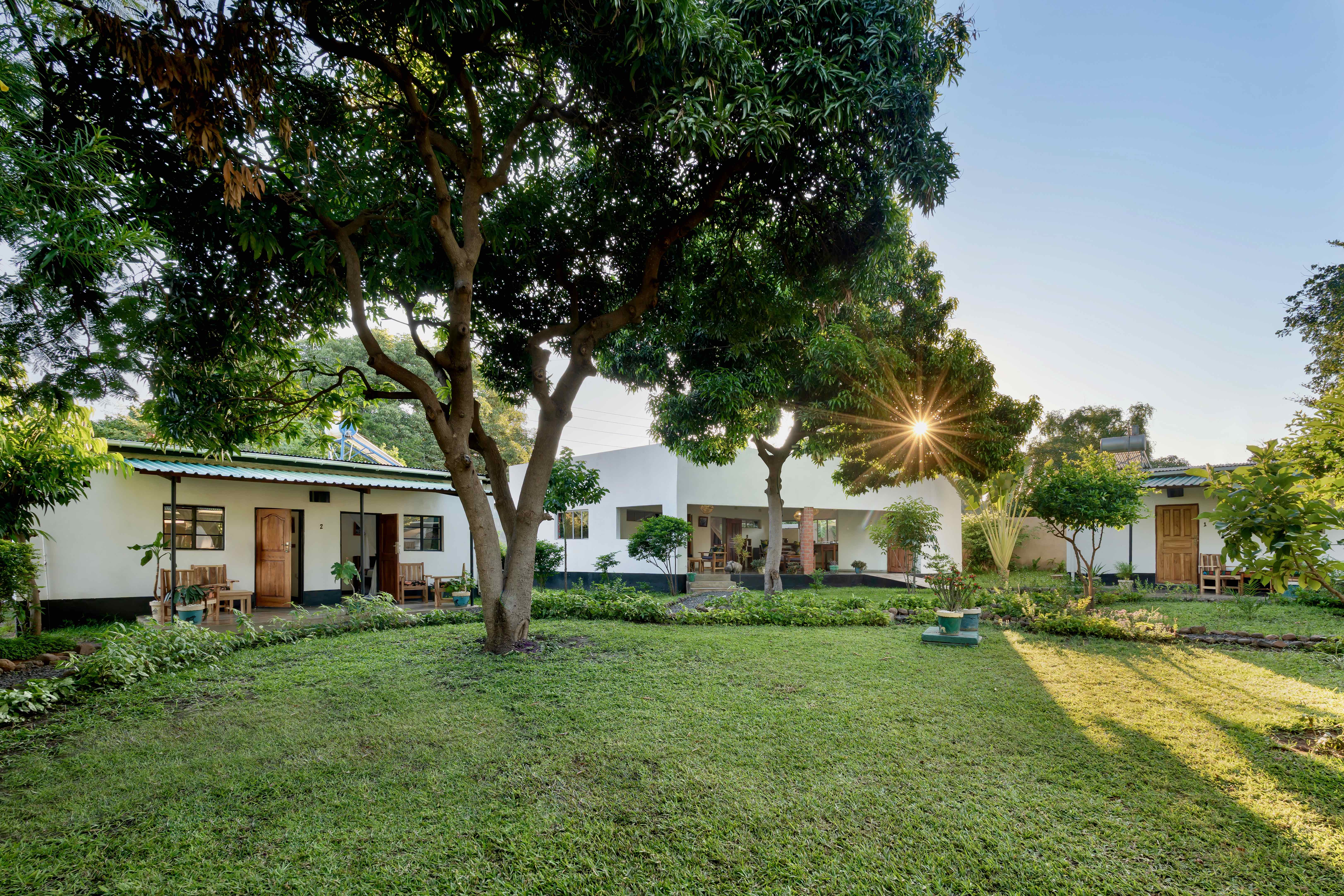 Jardin du lodge