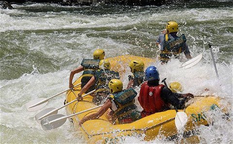 Rafting en rivière