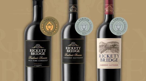 Veritas Wine Awards Gold Silver Outstanding Silver Rickety Bridge Old Vine Cinsault Cabernet Sauvignon Paulina's Reserve Franschhoek Wine Valley