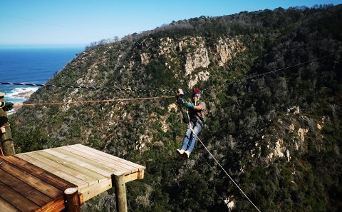 Zipline over Gorge