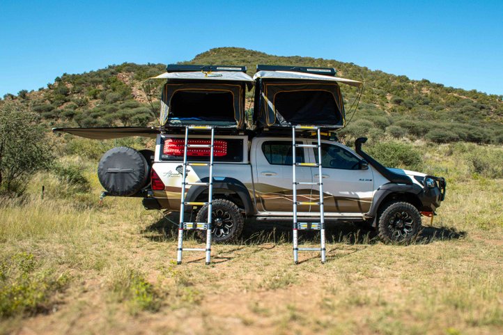 Selfdrive Vehicle for Namibia or Botswana- Toyota Hilux Safari Extreme Camping equipped
