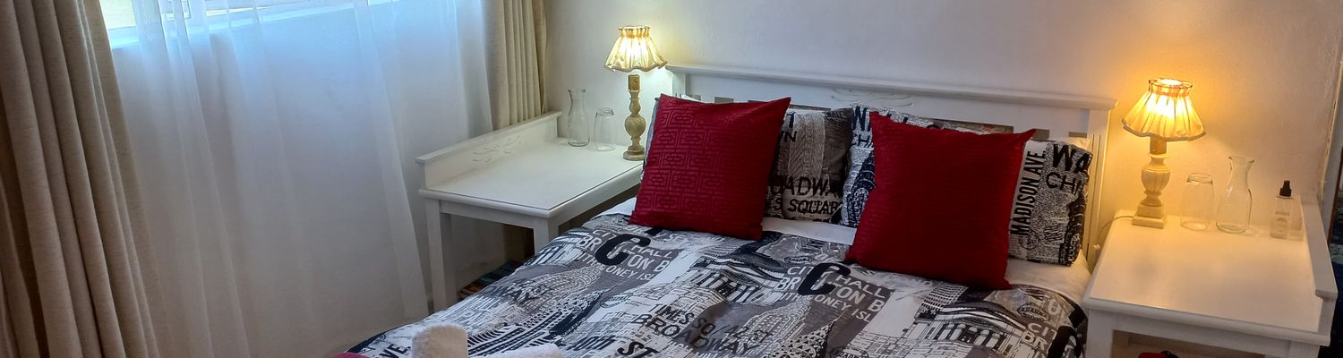 Double bed & towels
