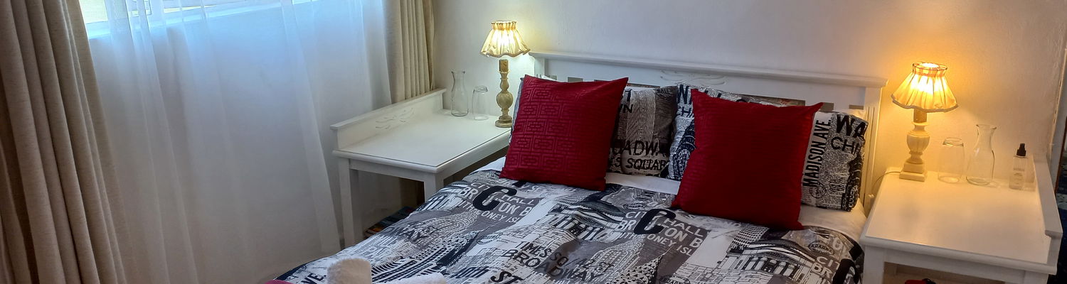 Double bed & towels