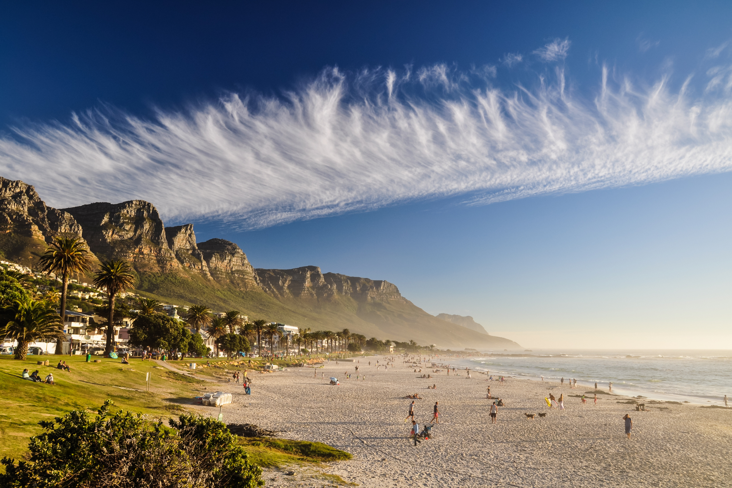 Image showing Camps Bay Beach in Cape Town, South Africa on a tour with Gonana Travel | travel designers for the Scandinavian market