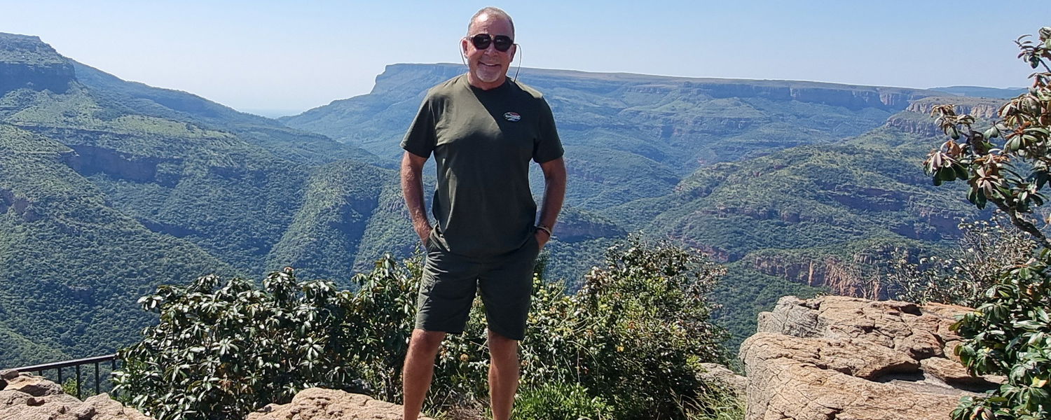 JOnas Sandstrom at Panarama Route in Mpumalanga gonana south african travel