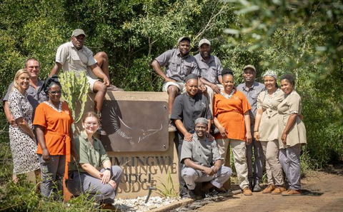Thornybush Game Reserve. Our team of staff at Shimungwe, a luxury, boutique safari lodge