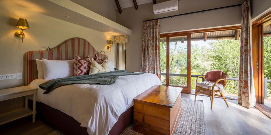 Guest suite in a luxury safari lodge Greater Kruger South Africa