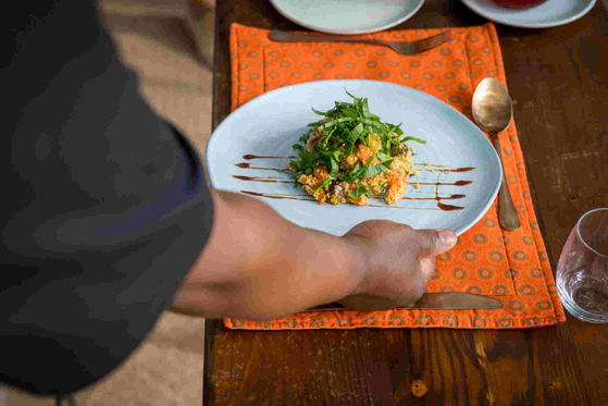 Lunch is served, Shimungwe Lodge, Greater Kruger Park Lunch is served, Shimungwe Lodge, Greater Kruger Park