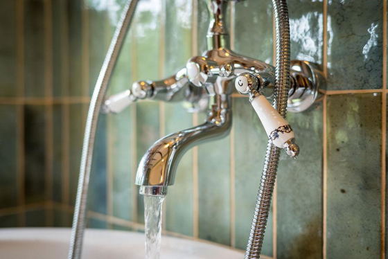 Bath tap in luxury safari lodge in Greater Kruger. Shimungwe Lodge. Bath tap in luxury safari lodge in Greater Kruger. Shimungwe Lodge.