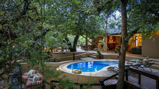 Designed for outdoor living. Big five safari lodge. Thornybush Game Reserve