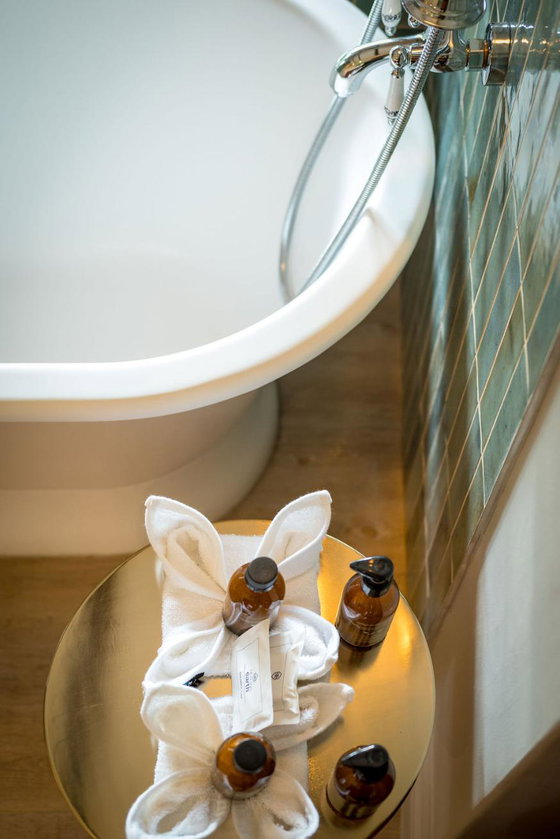 Bathroom niceties. Luxury safari lodge in Greater Kruger