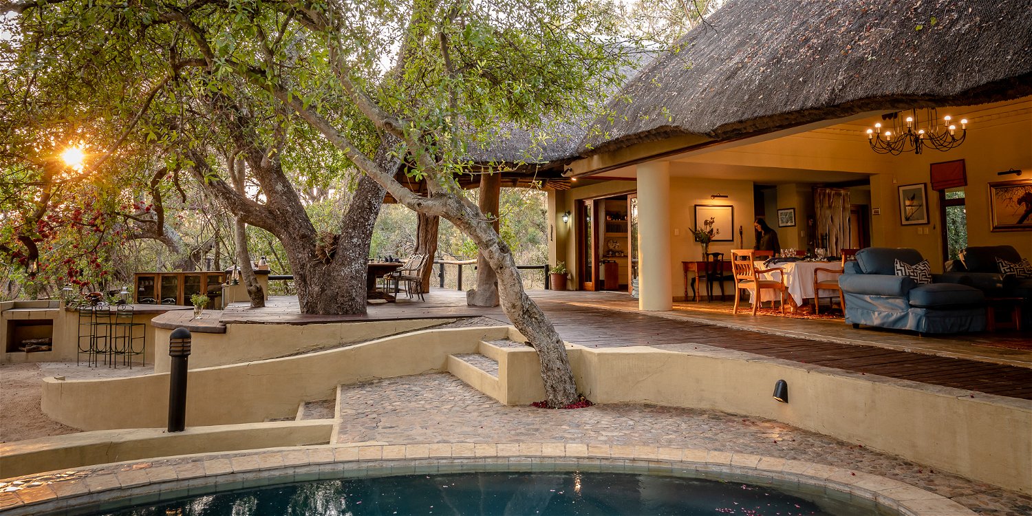 safari lodge with pool