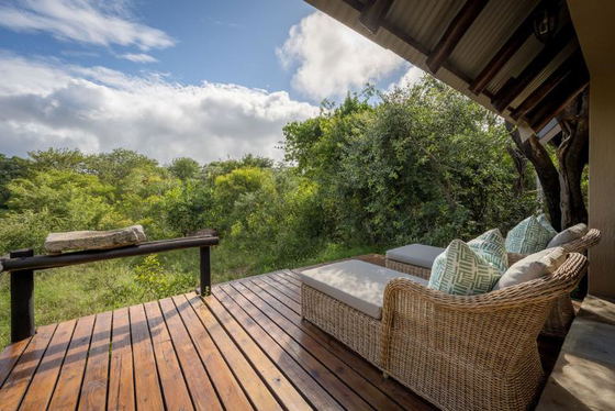 Sunny private decks for guests. Luxury safari lodge in Greater Kruger Sunny private decks for guests. Luxury safari lodge in Greater Kruger