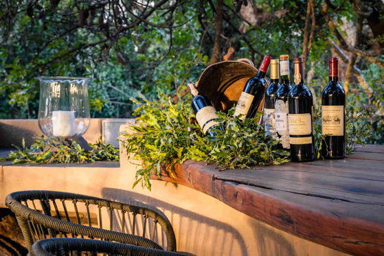 Wine bar, Shimungwe Lodge, Greater Kruger Park Wine bar, Shimungwe Lodge, Greater Kruger Park