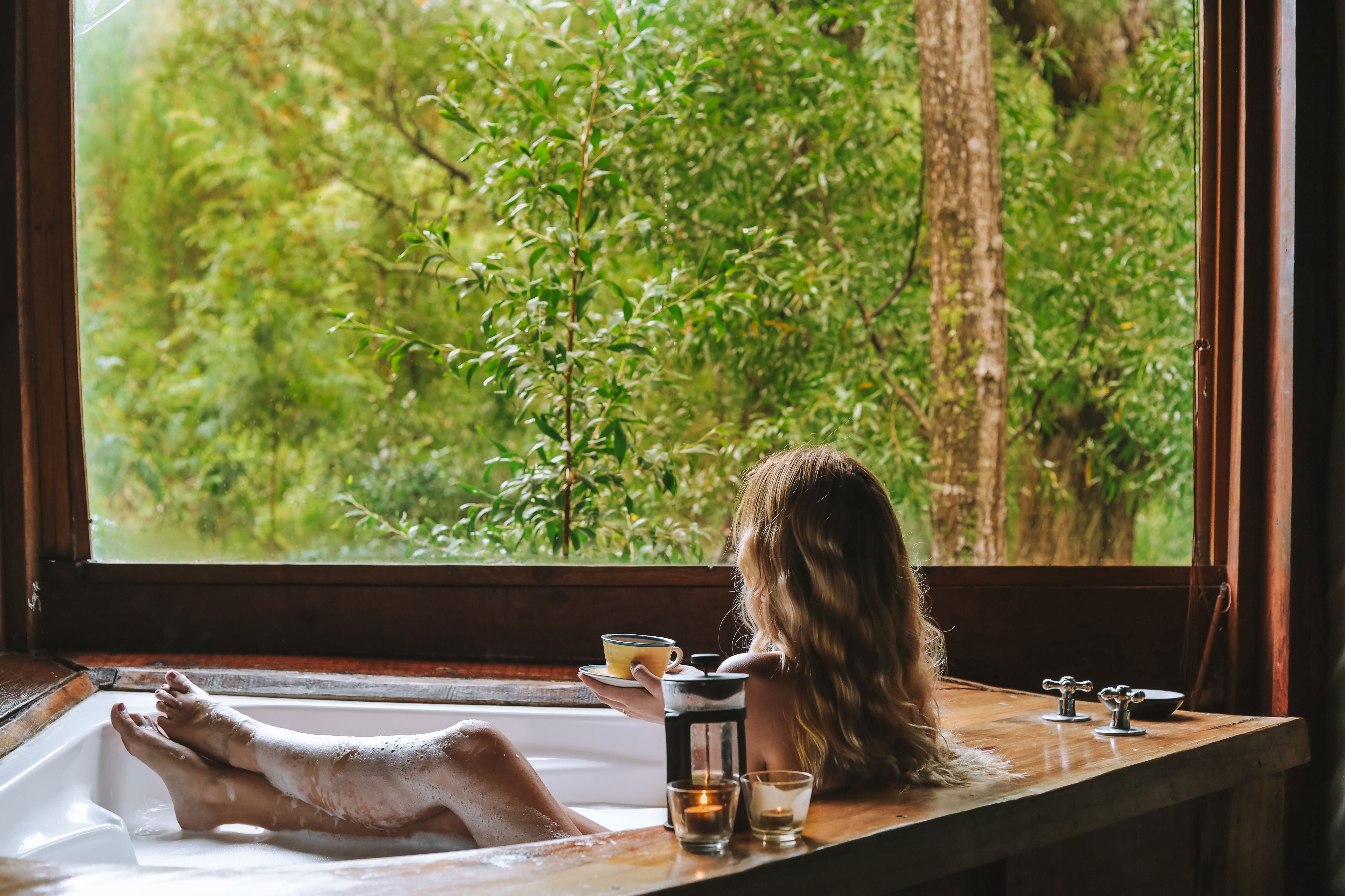 Bath with a view