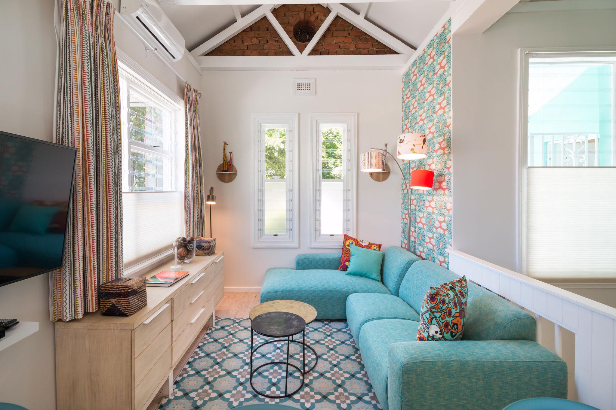 Charm and comfort in a quirky Afro-chic style