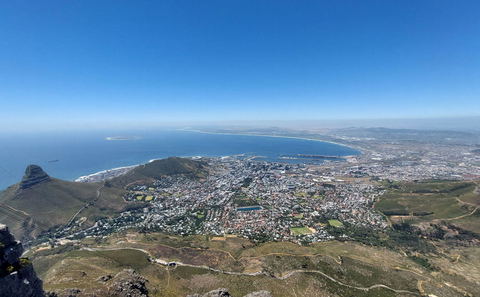 Climb Table mountain with the aerial cable way and enjoy the 360° view