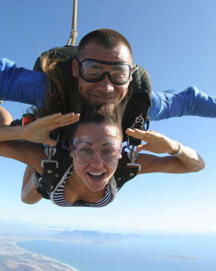 Sky-diving