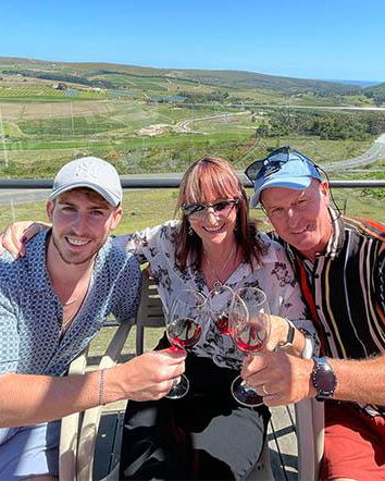 Family fun for us at a local vineyard!