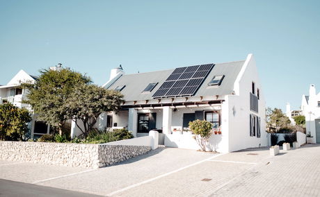 IMage showing exterior of coral villa in paternoster