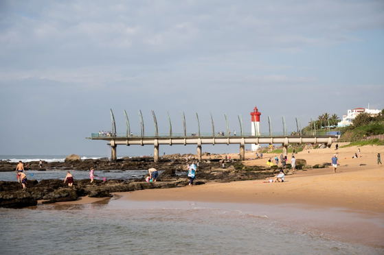 Beach and surrounding area
