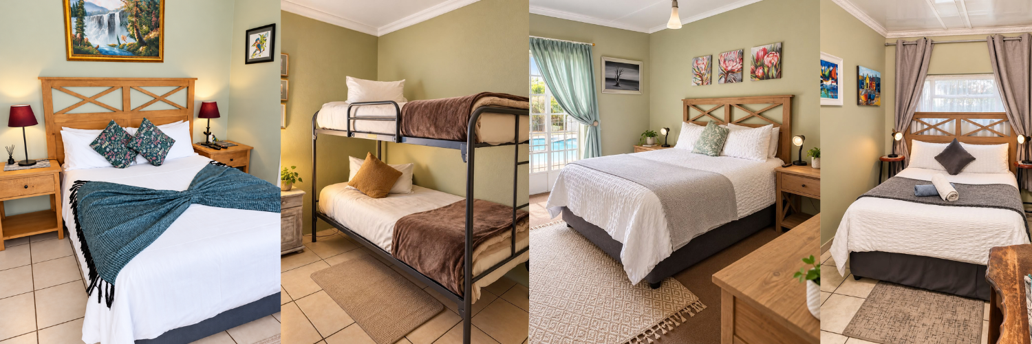 Amberlight Guesthouse Units, with bed views
