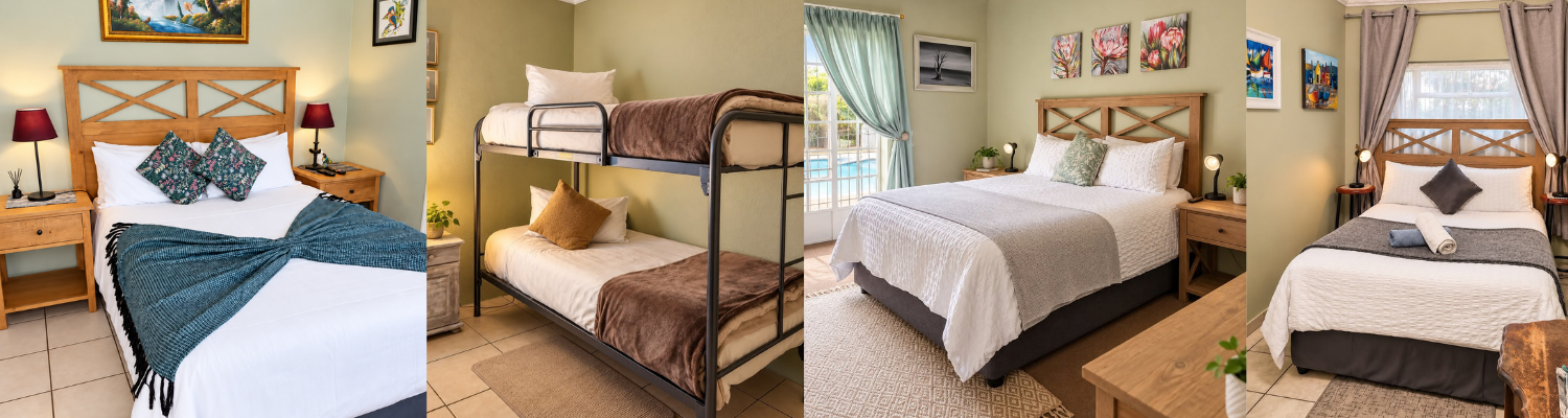 Amberlight Guesthouse Units, with bed views