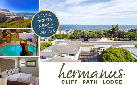 Stay 4 nights & only pay for 3 in Hermanus
