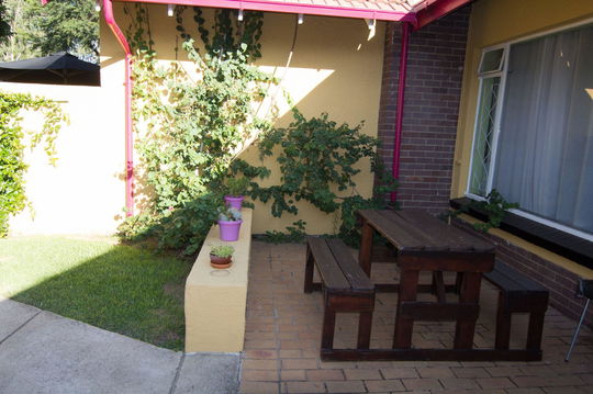 Plum Cottage patio