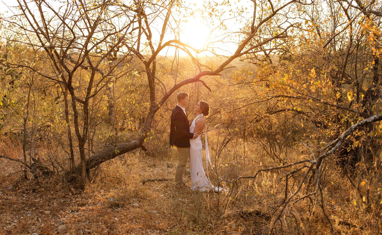 wedding in South Africa, bush wedding, intimate wedding 