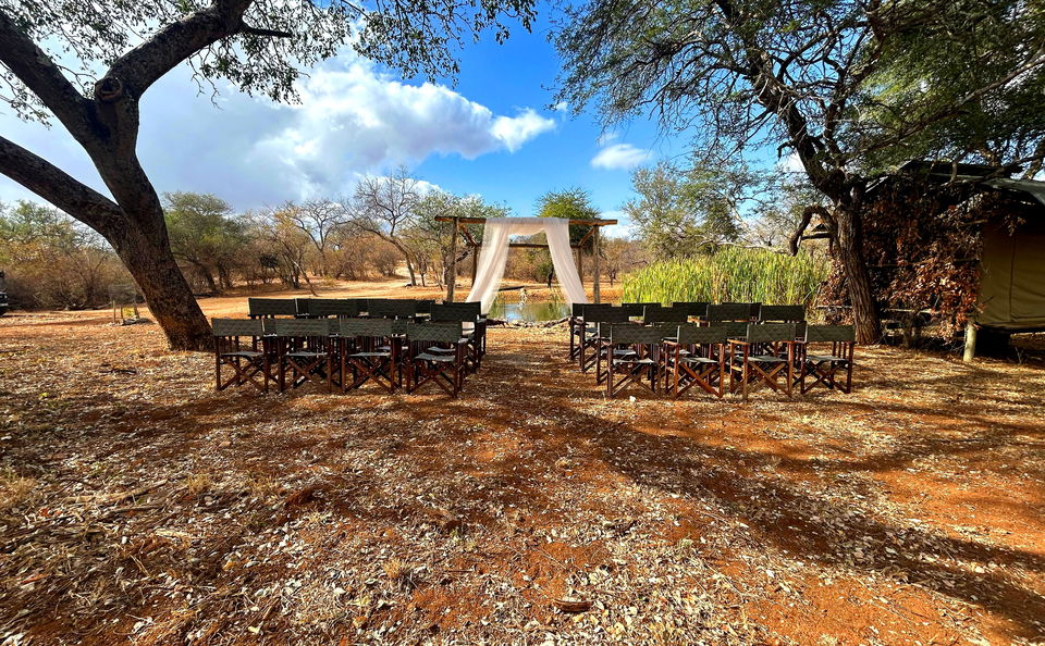 intimate wedding in the bush in hoedspruit south Africa