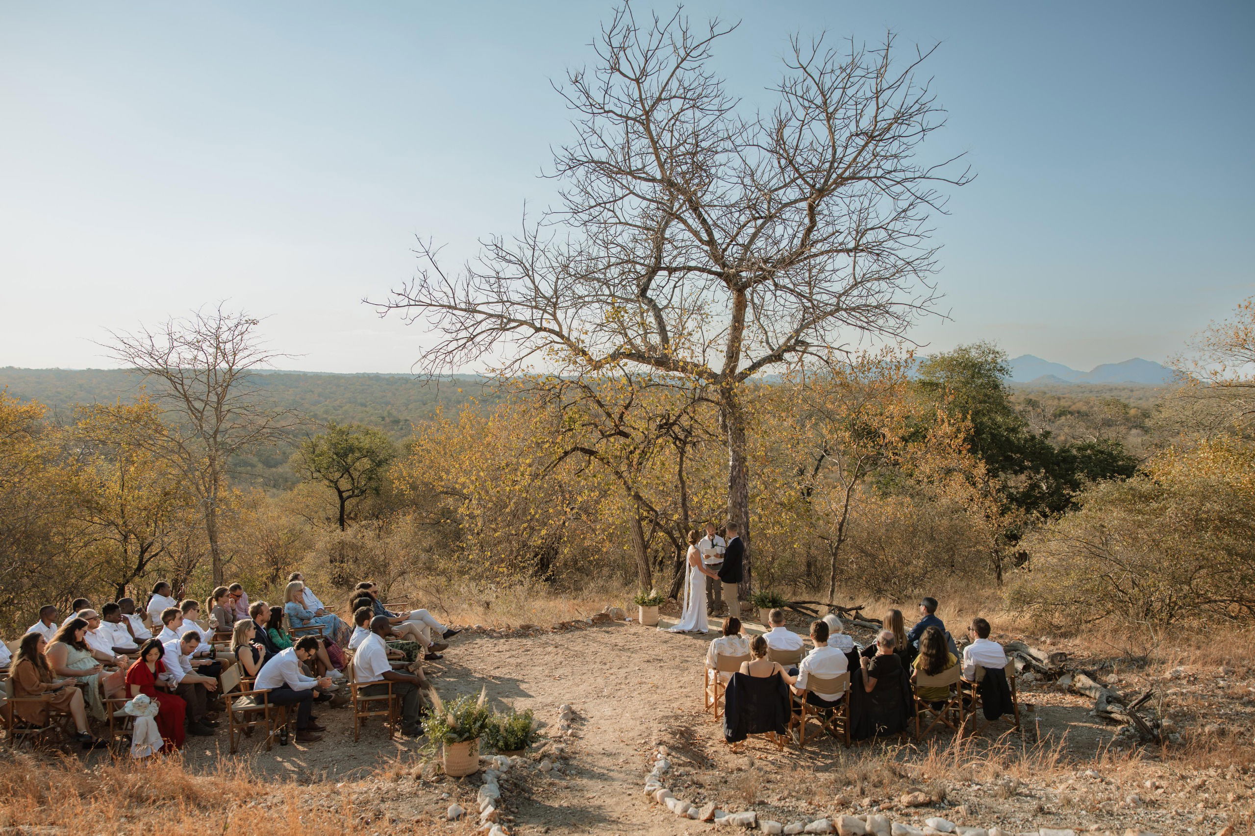 a bush wedding in hoedspruit, South Africa. private, intimate wedding and elopement 