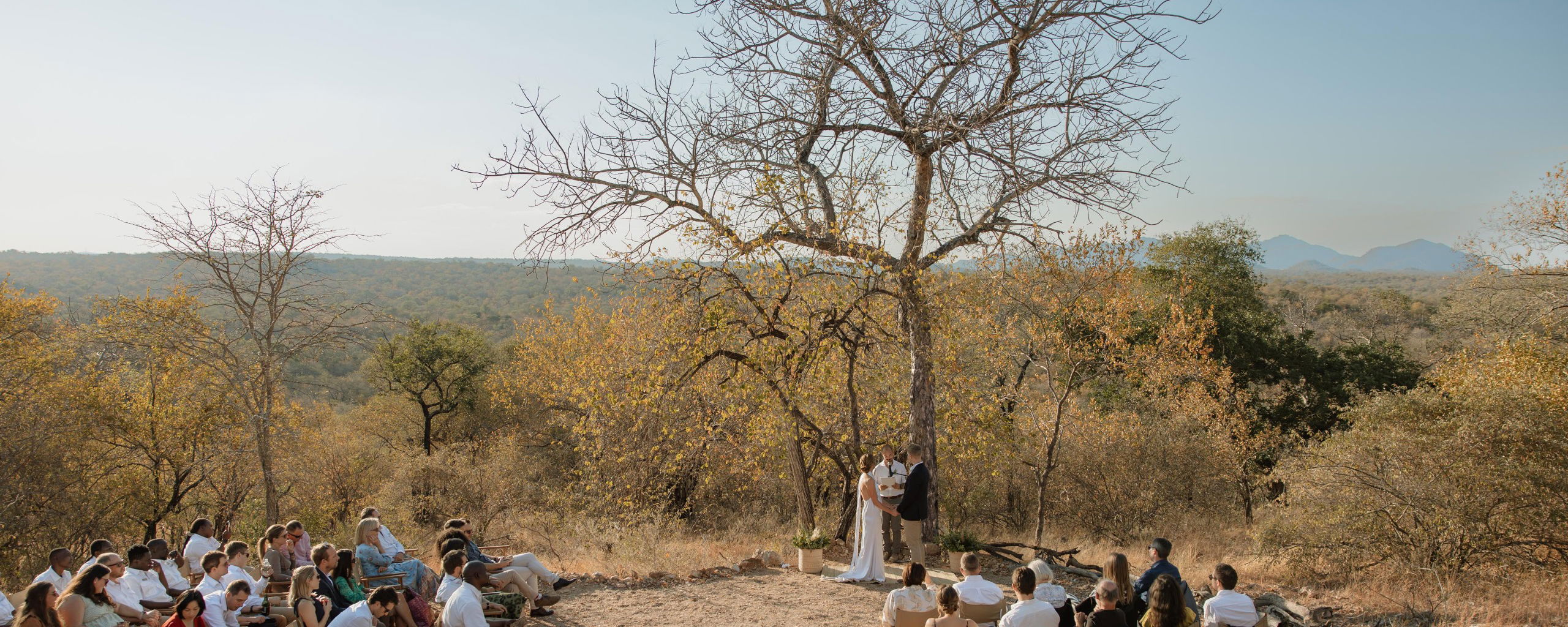 a bush wedding in hoedspruit, South Africa. private, intimate wedding and elopement 