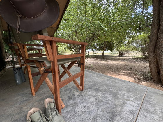 safari tent at Msandile River Lodge