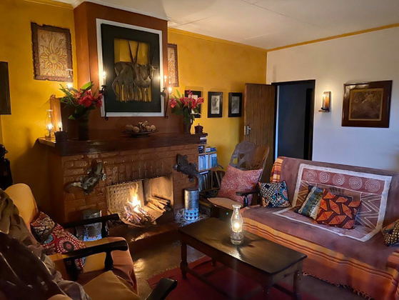 The lounge at Zomba Forest Lodge The lounge at Zomba Forest Lodge