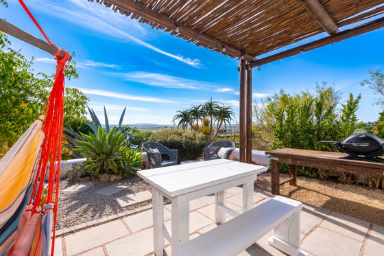 Private patio with lovely view Private patio with lovely view