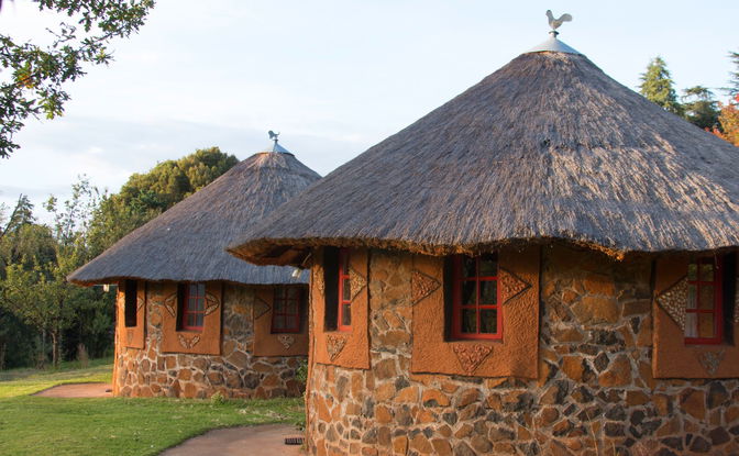 Rondavel at Malealea Lodge