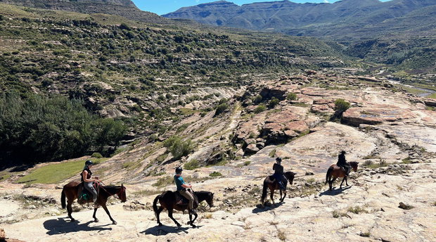 Pony Trekking in Lesotho
