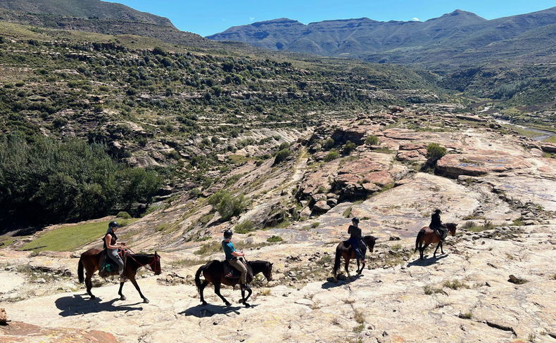 Pony Trekking in Lesotho