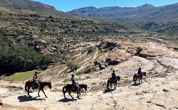 Pony Trekking in Lesotho Pony Trekking in Lesotho