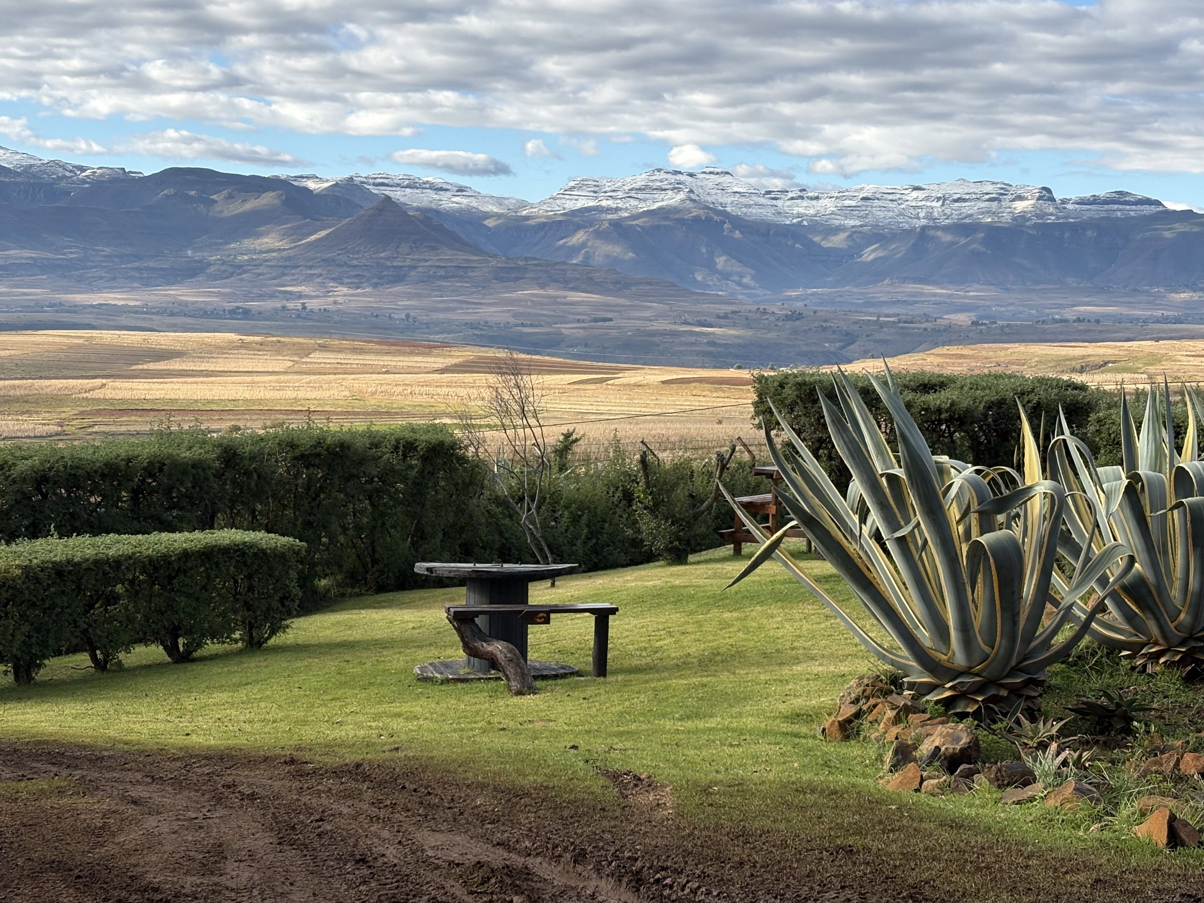 Snow Capped Mountains in Lesotho