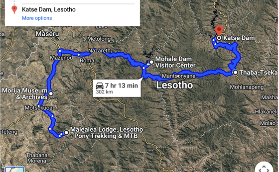 Malealea Lodge to Katse Dam (2 Options) to Sani Pass