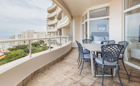 Balcony dining area Balcony dining area