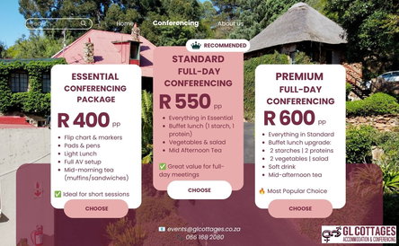 Conferencing Packages with Accommodation: Space to Think, Plan & Align (20% Off April–June 2026)