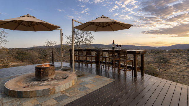 Firepit on deck
