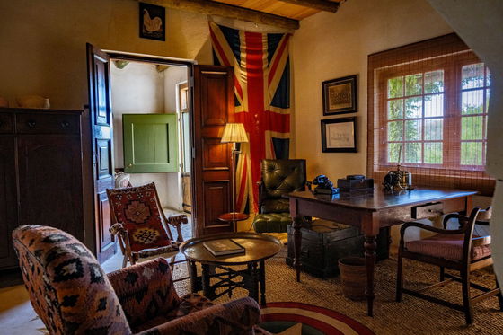 Office in the master suite at De Hoek