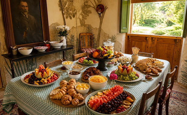 catering at dHoek Guesthouse Barydale.
