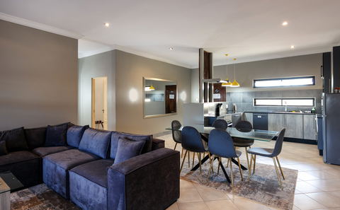 Living Room and Dining Area