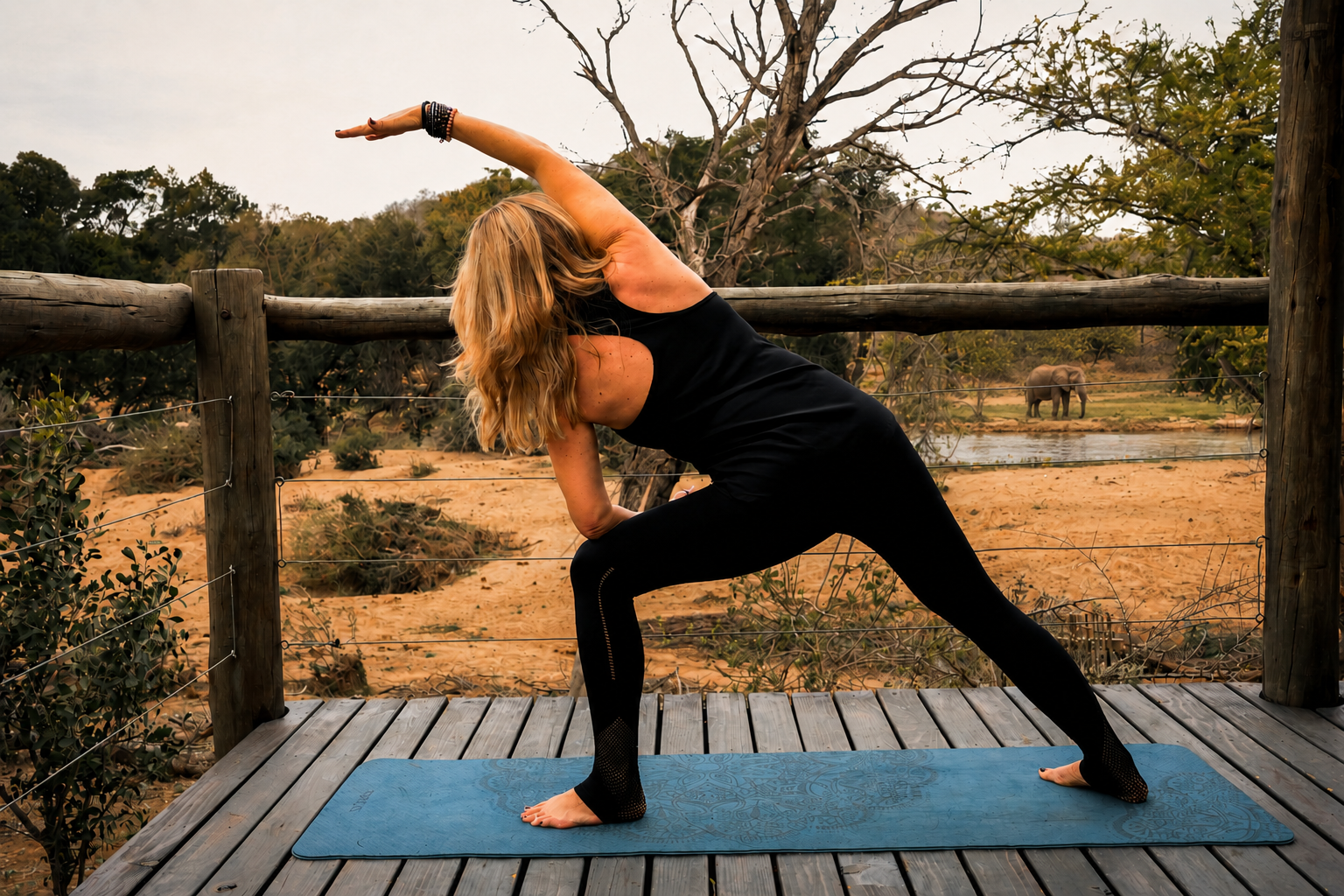 Yoga und Safari im Greater Kruger